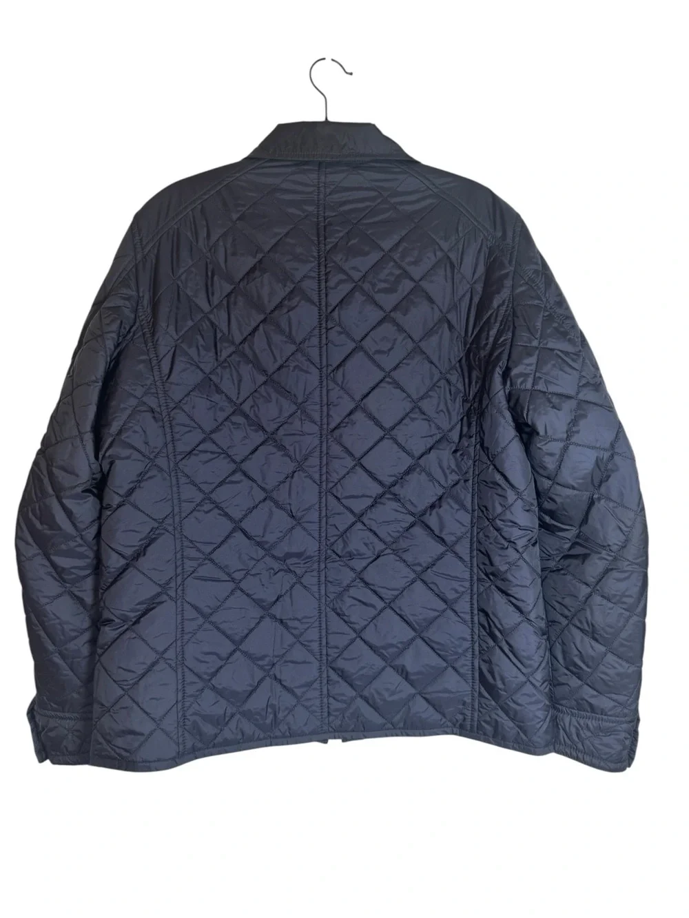 Banana Republic Diamond-Quilt Navy Puffer Large Jacket - Men's